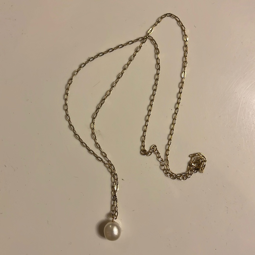 Gorjana Pearl Pendant Necklace